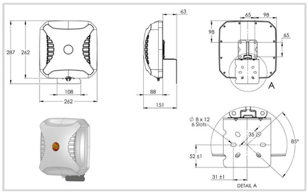 Poynting XPOL-2-5G-03 SMA-10 11dBi Panel-Antenne