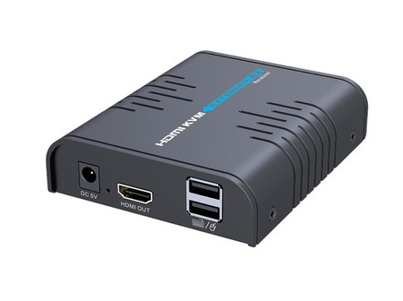 HDMI-zu-IP-Konverter + KVM-USB-Set - TX + RX