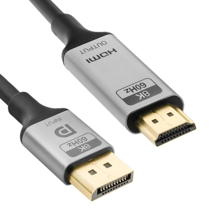 Kabel DP HDMI 8K 60Hz Spacetronik KDH-SPA010 1m