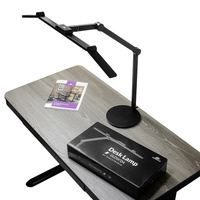Profesjonalna Lampa Biurkowa LED CRI 95 Bezcieniowa Spacetronik Glow D4 z Regulacją Czarna 24W