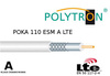 Koaxialkabel Poka 110 RG6 102 CU CUT 1m