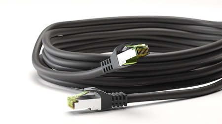 LAN Patchcord CAT 8.1 GHMT S/FTP schwarz 5m