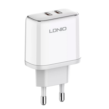 Oryginalna ładowarka iPhone, iPad, iPoD 2xUSB-C MFI 35W kabel USB-C + Lightning
