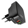 Ladegerät 32W 3 Port USB PD QC Ldnio Q334 schwarz