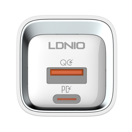 Ładowarka sieciowa USB 20W PD QC 3.0   kabel USB-C / Lightning Szybkie Ładowanie LDNIO A2318C
