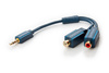 CLICKTRONIC Adapter Klinke 35mm - 2xRCA