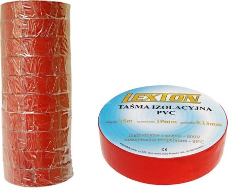 Lexton Isolierband rot 25m