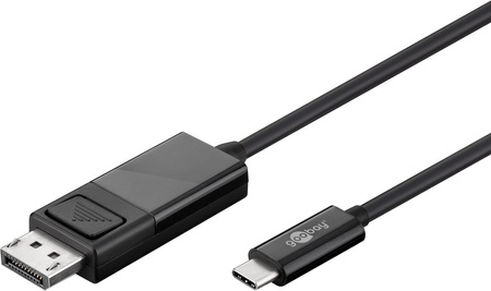 USB-C 3.1 - Display Port Goobay Kabel 12m schwarz