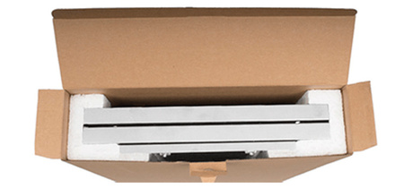 Uchwyt Rack ścienny 19" 2U 330mm Czarny