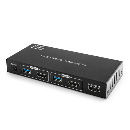 USB + HDMI 2/1 Spacetronik KVM-Umschalter SPH-KVM23