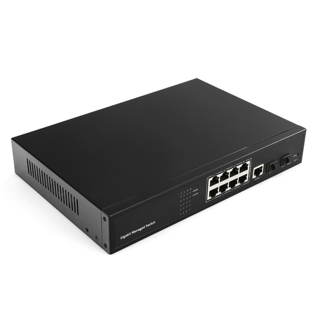 Verwalteter L2 SWITCH GS2008S2 8x1 Gbps + 2x SFP