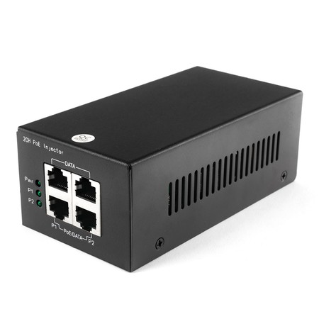 Zasilacz injector PoE+ 2x30W Gigabit POE220