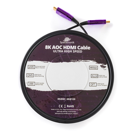 Kabel optyczny UHS AOC HDMI 2.1 SH-OX200 20 m