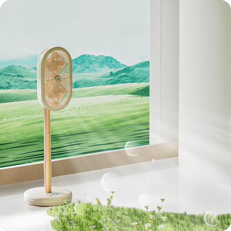 Airpuff 2 Ionisationsbodenventilator weiß