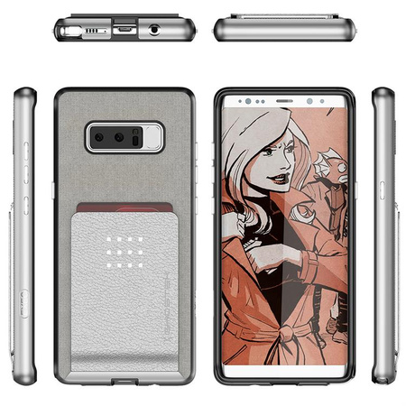 Etui Exec 2 Samsung Galaxy Note8 silber
