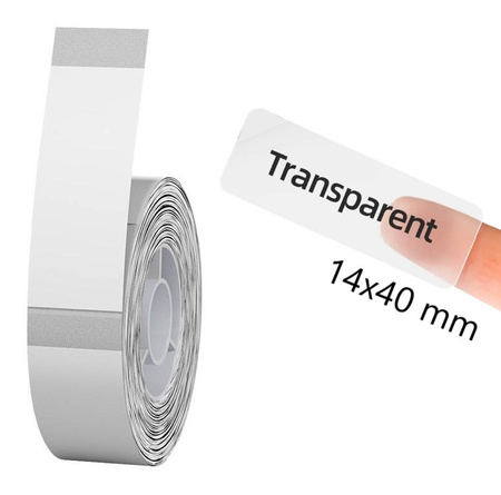 Etykiety seria D Niimbot 14x40 mm 160 szt. transp