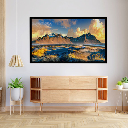 Ekran projekcyjny ramowy 90" cali 16:9 PVC-PS 1.1 Gain 160°