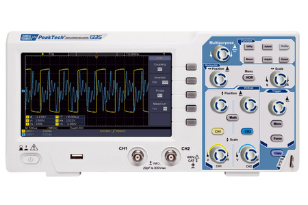 PeakTech 1335 digitales 2-Kanal USB 20MHz Oszilloskop