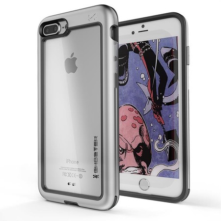 Tasche Atomic Slim Apple iPhone 7 Plus 8 Plus silber