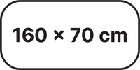 160x70 Zaokrąglony