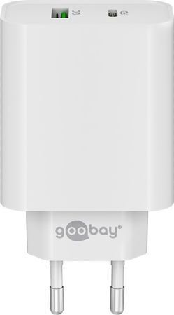 Ładowarka sieciowa USB-C USB PD 45W Goobay BIAŁA - zdjęcie 2