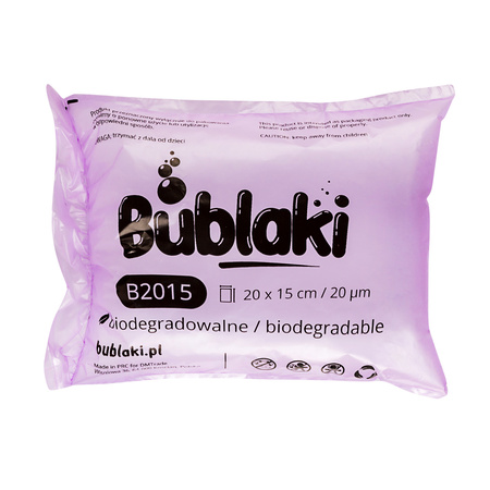Eko wypełniacz do paczek Bublaki B2015GMX biodegradowalne 20x15 cm - 500 mb
