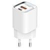 Kopia Ładowarka sieciowa USB 20W PD QC 3.0   kabel USB-A / Lightning Szybkie Ładowanie LDNIO A2318C
