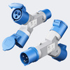 Adapter rozdzielacz CEE na 2 CEE 16A typu Y