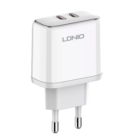 Oryginalna ładowarka iPhone, iPad, iPoD 2xUSB-C MFI 35W kabel USB-C + Lightning - zdjęcie 2