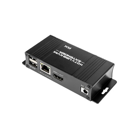 HDMI KVM auf LAN-RJ45 USB Konverter 60m Spacetronik