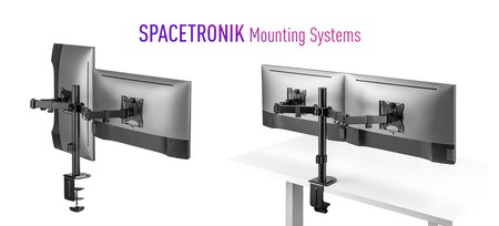 Halterung für zwei Monitore Spacetronik SPA-120