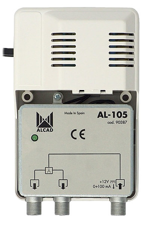 Alcad AL-105 12V 100mA Netzteil für Verstärker