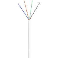 Skrętka CAT6 U/UTP 4x2xAWG24/7 biała, 305m