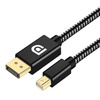Adapter wtyk DisplayPort - gniazdo HDMI 4K Kabel w Oplocie SPD-H03