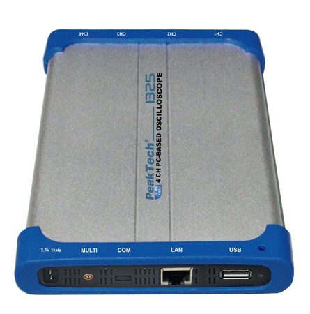 PC-Oszilloskop 4-ch. USB LAN 60 MHz PeakTech 1325