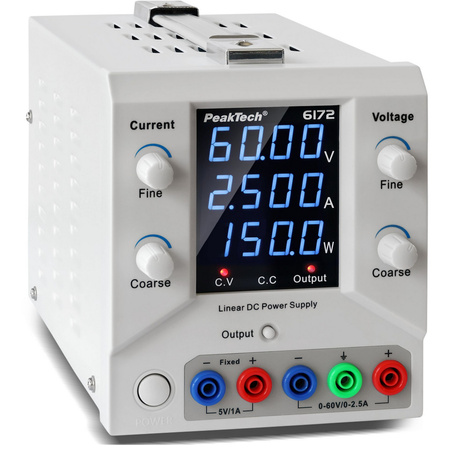 Labornetzteil 60V 2.5A PeakTech 6172 USB