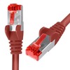 RJ45 CAT 6 S/FTP AWG27 LSZH Kabel rot 2m