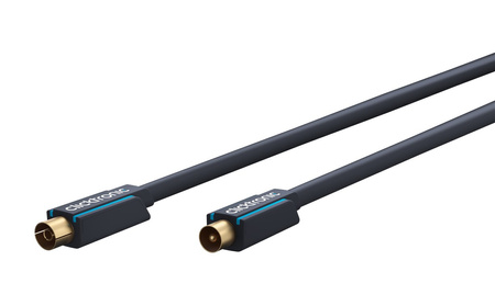 CLICKTRONIC Przyłącze kabel antenowy TV IEC gn.TV/wt.TV ekranowane 20m