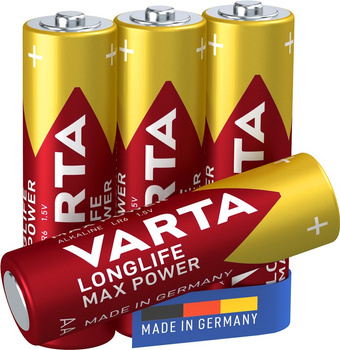 VARTA Longlife MaxPower LR06 AA 15V Batterie 4St