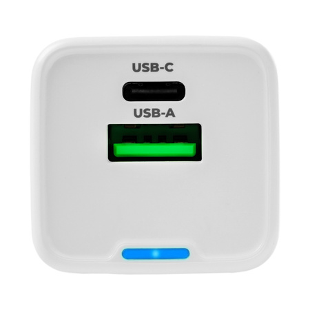 2-in-1 USB-C USB-Ladegerät PD Quick 35W 3.6A weiß