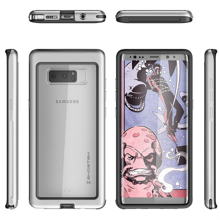 Etui Atomic Slim Samsung Galaxy Note8 srebrny