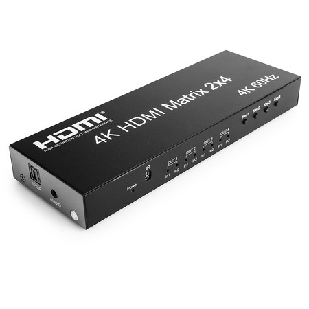 HDMI-Matrix 2/4 Spacetronik SPH-M24 V2 4K 60Hz