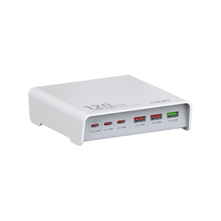 120W 6 Port USB A und C Ladegerät Ldnio Q605 weiß