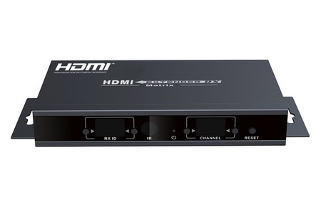 Konwerter sygnału HDMI na IP +IR Matrix HDbitT RX