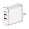 Ladegerät 2x USB-C 35W USB-C Kabel