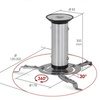 Uchwyt do projektora Opticum NEO 360 stopni do 10kg