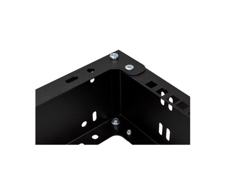Uchwyt Rack ścienny 19" 3U 330mm Czarny