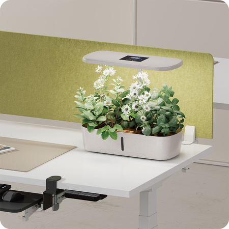 Inteligentna doniczka SMART GARDEN beżowa z systemem nawadniania Spacetronik SPGC10