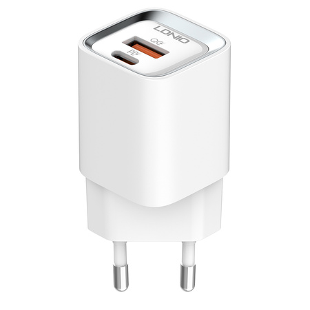 Ładowarka sieciowa USB 30W PD QC 3.0  kabel USB-C / USB-C Szybkie Ładowanie LDNIO A2317C