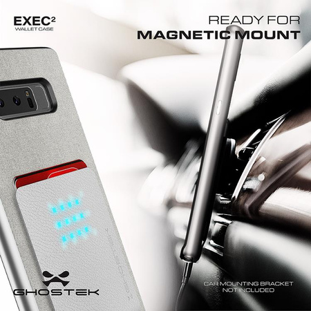 Etui Exec 2 Samsung Galaxy Note8 silber